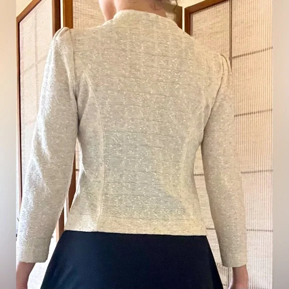 1960s vintage Leslie Fay original button front cardigan - Picture 2 of 8